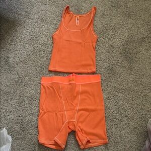 Skims cotton ribbed set